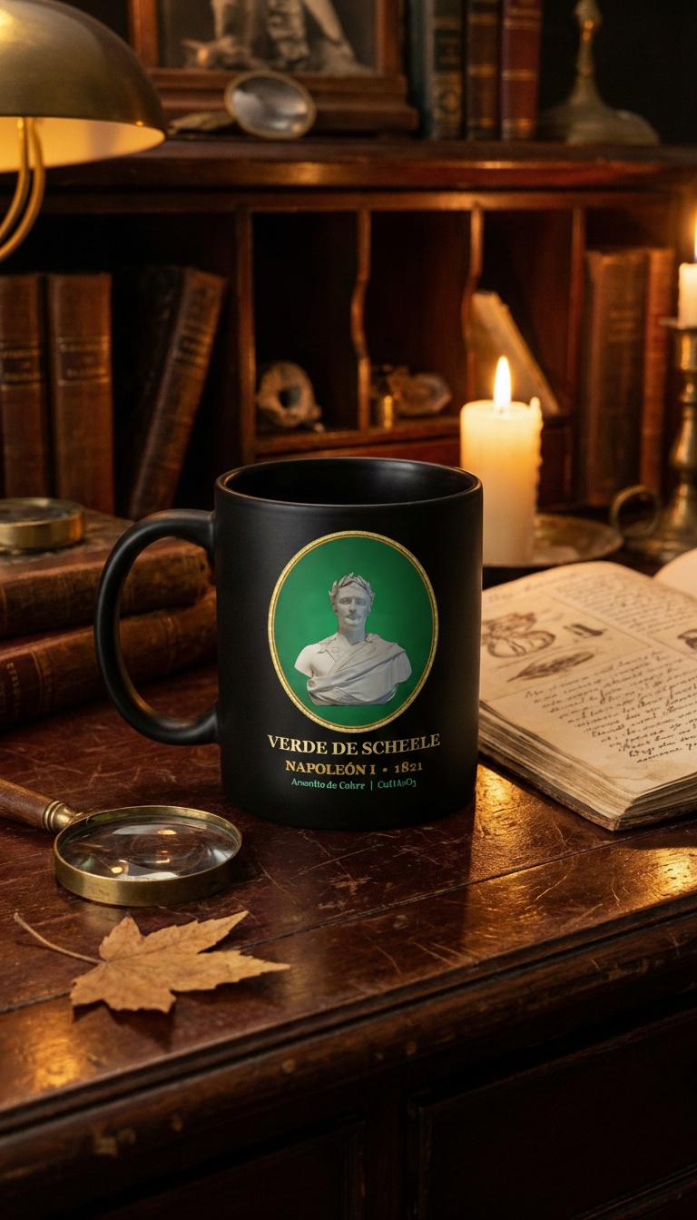 Taza de Cerámica Verde de Scheele