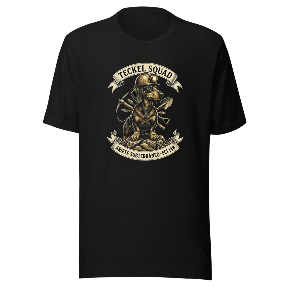 Playera Heavyweight Teckel Squad Ariete Subterráneo