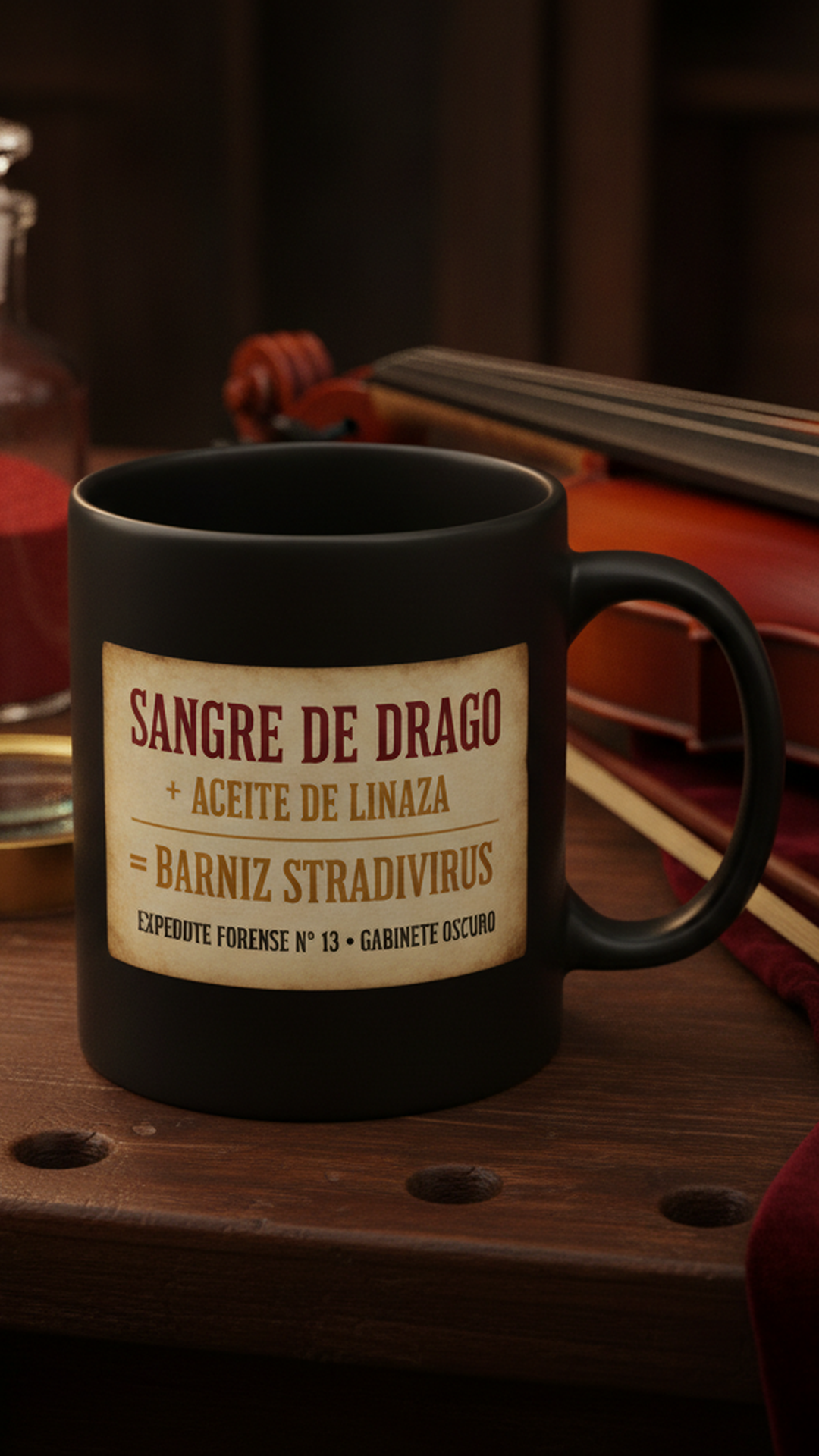 Taza de Colección Sangre de Drago Stradivarius Gabinete Oscuro